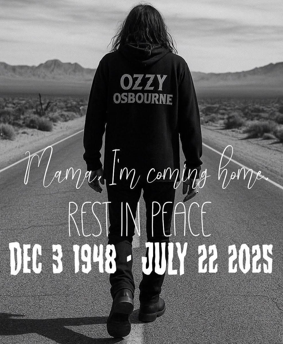 Foster1Nancy's tweet image. One of the greats..RIP OZZY