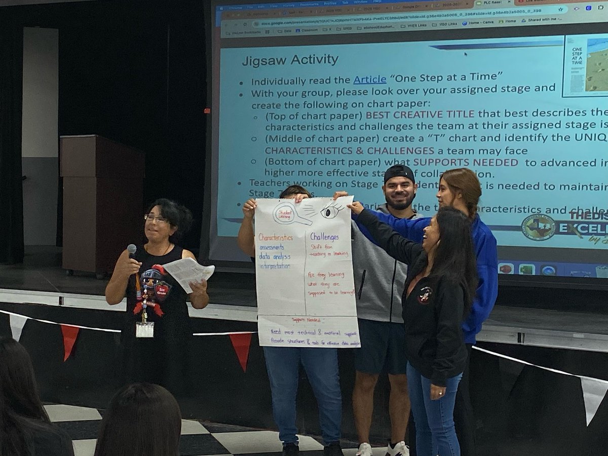 Great schools don’t stay great by accident...it's by design.  Today we hit RESET on our PLC process to refocus, reenergize, and realign around what matters most: Student Success.  #RacingtoSuccess 🏁🏎️🏁 #THEDISTRICT