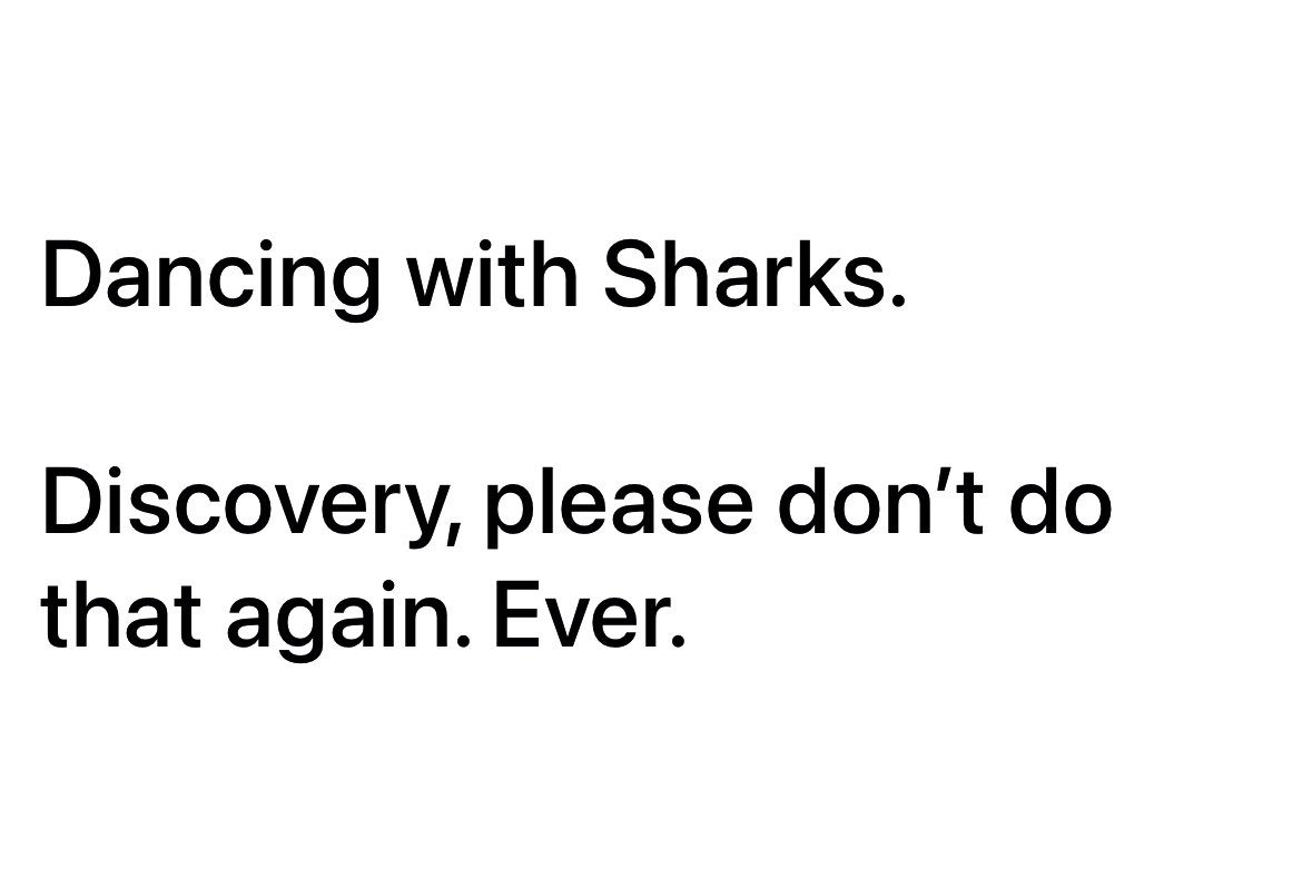 wendeeluvz's tweet image. 🤣 Never Fuck’n Ever Ever EVER!!!! 🙅🏻♀️ #SharkWeek2025🦈 The fuck was that!