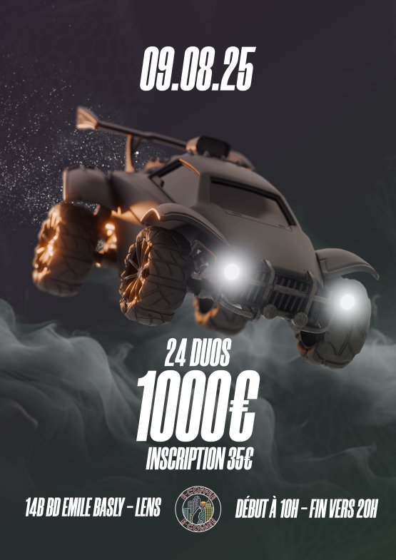 PrawnyTv's tweet image. 🚨LAN RL 9 AOUT NO BYOC🚨
Rdv @E_coffeeLens pour une lan 2V2
PC FOURNI !!!!
💻PC FOURNIS
📅9 aout 2025
🏎️24 slots - 2V2
🎟️35e / joueur
💵1000E de prizepool
Go remplir cette lan ! Ils sont chauds de soutenir RL et de faire d'autres évents !
inscription :…