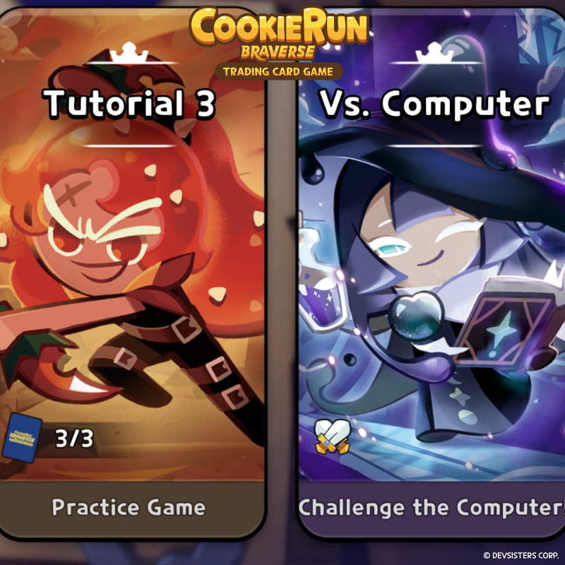 CRBraverseEN's tweet image. 🍪 Ready to play CookieRun: Braverse TCG online?
🎓 Learn how to play with the official tutorial
🤖 Or jump in and test your skills against the AI!
Which one will you pick?
👉 cookierunbraversetcg-tutorial.com/?lang=en
#BraverseTCG #CookieRunTCG #Braverse #TCG #HowToPlay #CardGames #CookieRun…