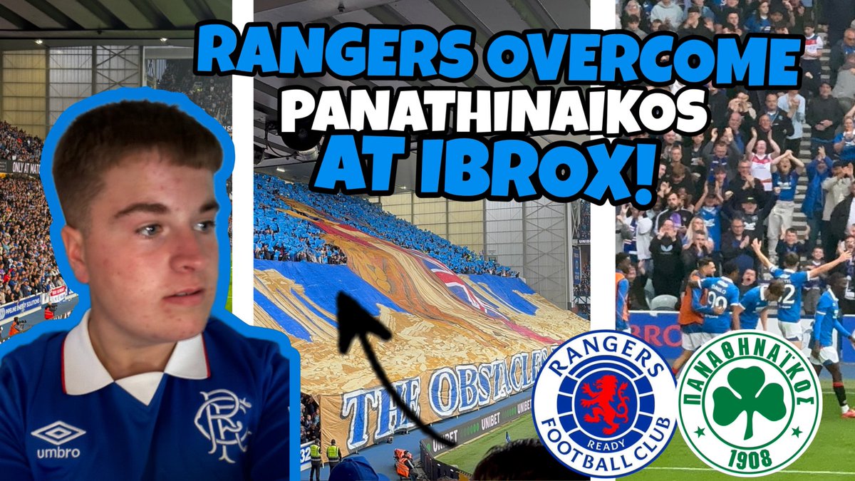 lmcvlogs's tweet image. RANGERS OVERCOME PANATHINAIKOS AT IBROX! ๐ฅ
๐ >>> youtu.be/3TzwPzWXCWM?siโฆ
@RangersFC #RangersFc #Panathinaikos #UCL #ChampionsLeague #Ibrox