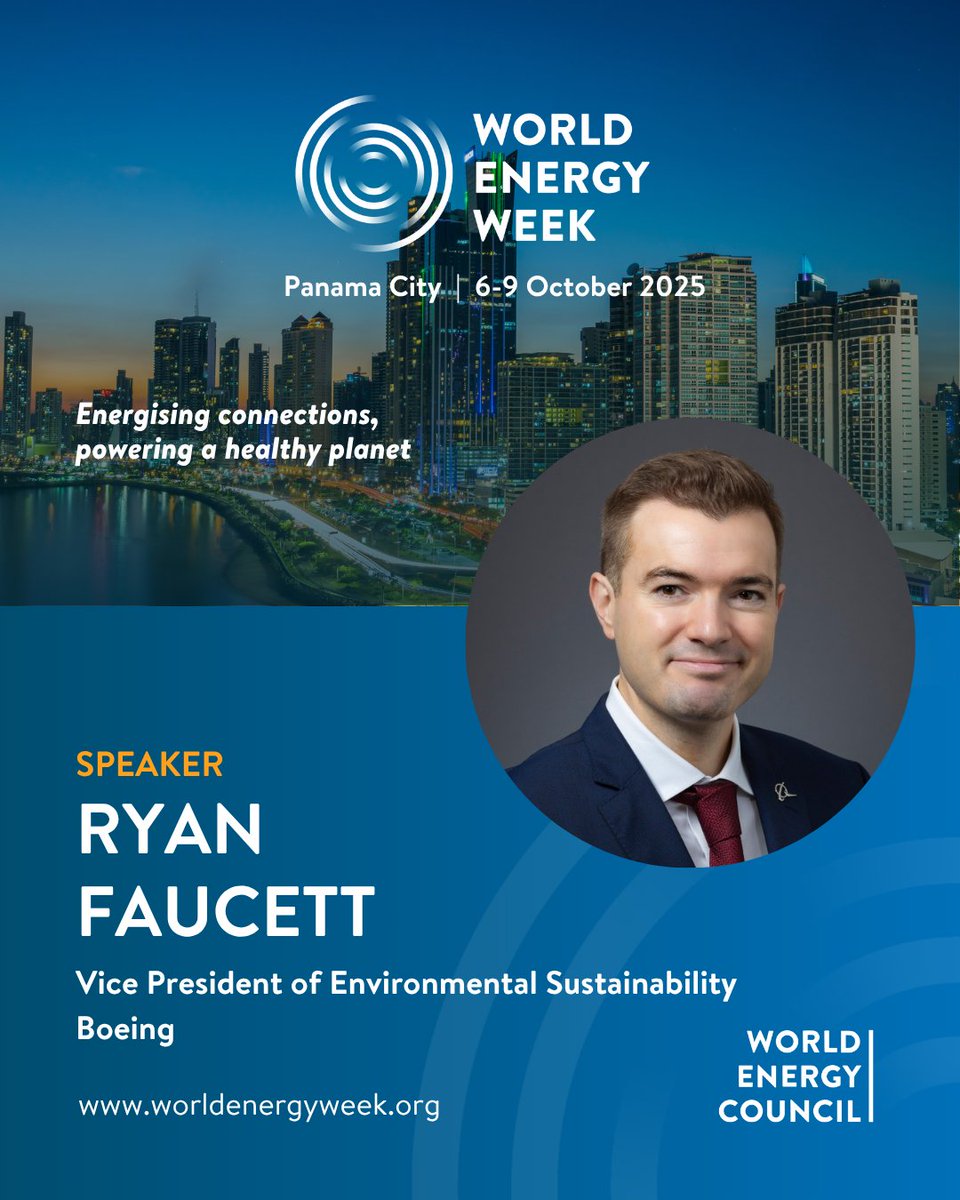 Ryan Faucett será orador en la Semana Mundial de la Energía 2025.

Explora cómo sectores estratégicos abordan los retos de sostenibilidad.

🔗 Registro: worldenergyweek.org

#WEW25 #worldenergyweek #energy #energytransition #energyleadership
