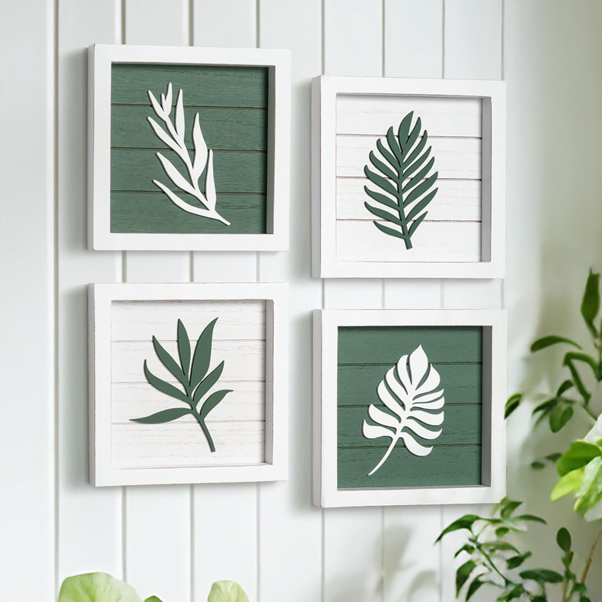 luvligems's tweet image. ........
50% Off 3D Green Botanical Wall Art (Set of 4)
• Now: $15.99 (Reg. $31.99)
• Code: HAPPYLEAF50 – apply at checkout
• Expires: Aug 31, while supplies last
Shop Amazon: amzn.to/3IA9hhp
#BohoDecor #AmazonDeals