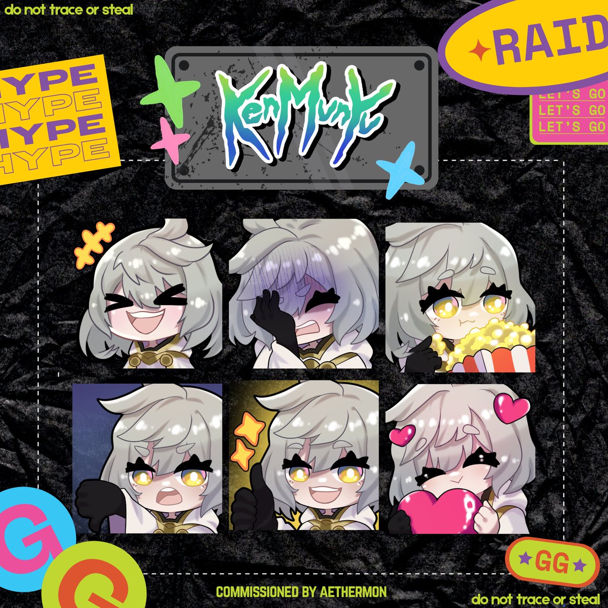 kenmunyu's tweet image. ✨ Emotes Commission ✨

🌱$5 each
🌱minimum of 4 emotes per order

💌DM me if interested!
#Emotes #commissions #commisionsopen #Vtubers #VTuberAssets