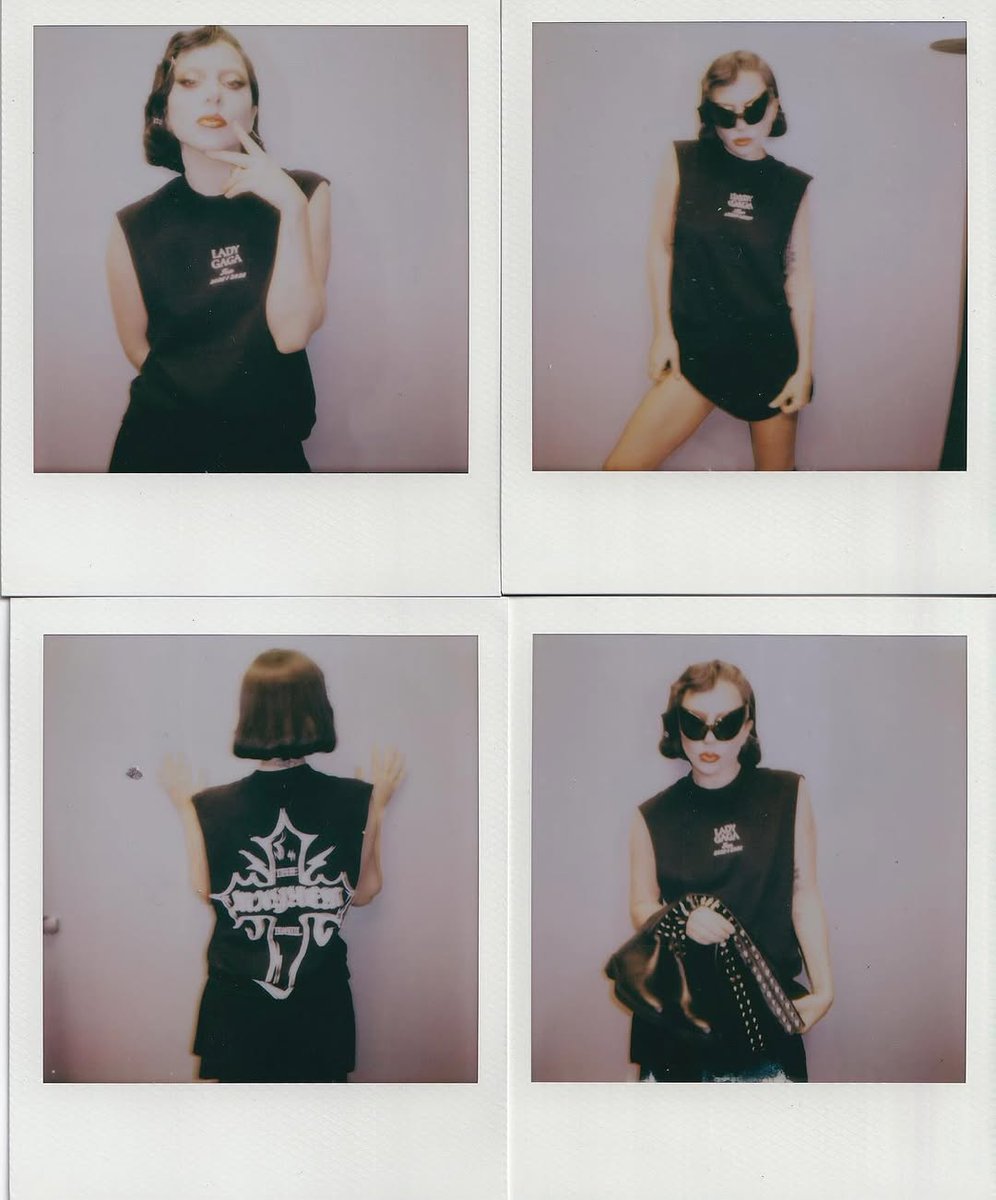 ladygaganownet's tweet image. "It's a show day in SF little monsters! 🖤 4pm merch stands open on Warriors Way! Come early to get what you want or shop the look here: ladygaga.com/us-en/shop/col…" - Lady Gaga via Instagram
