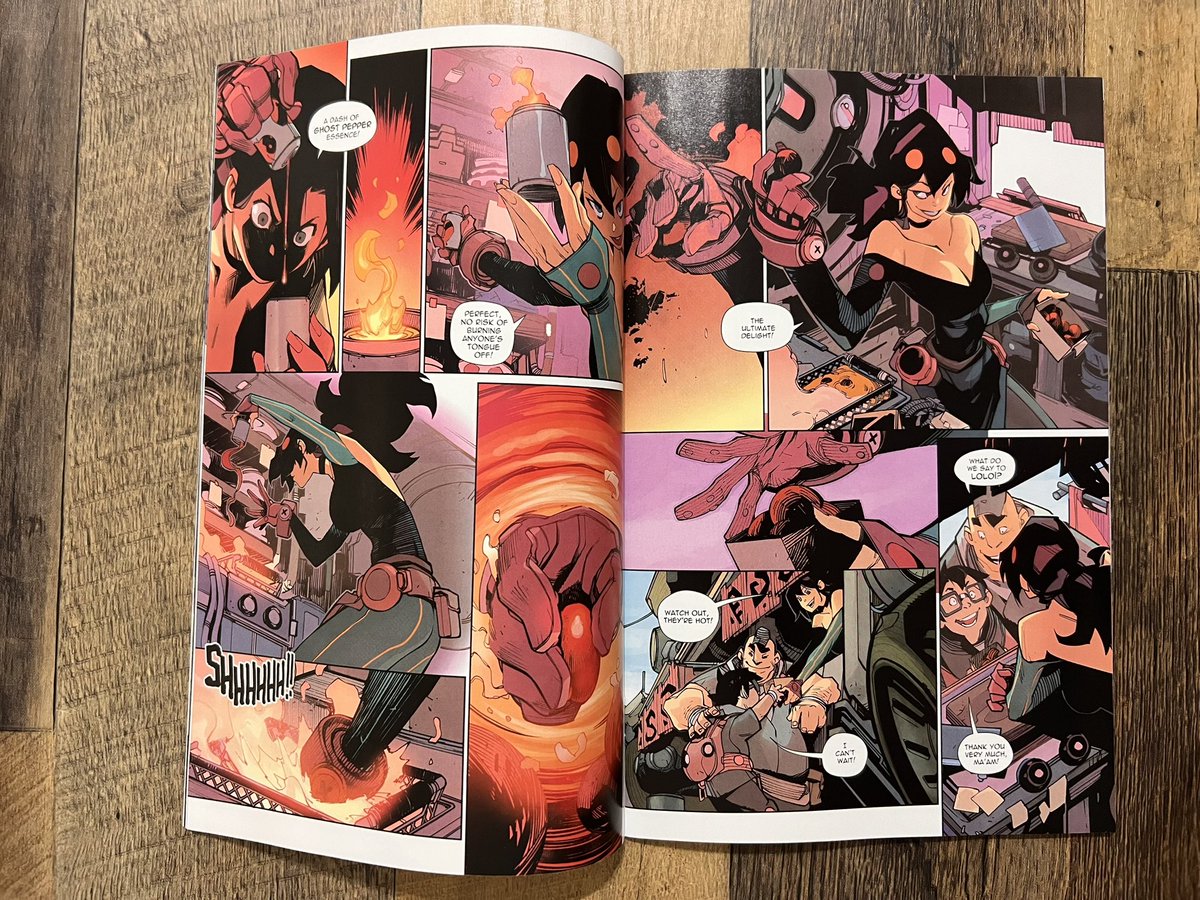 bkthd's tweet image. Ghost Pepper #1: really fun first issue. Great art with some interesting world building. Strong recommend for this new series. Interested to see where it goes. W/A: @ludolullabi C:@fxstudiocolor @Skybound #comics