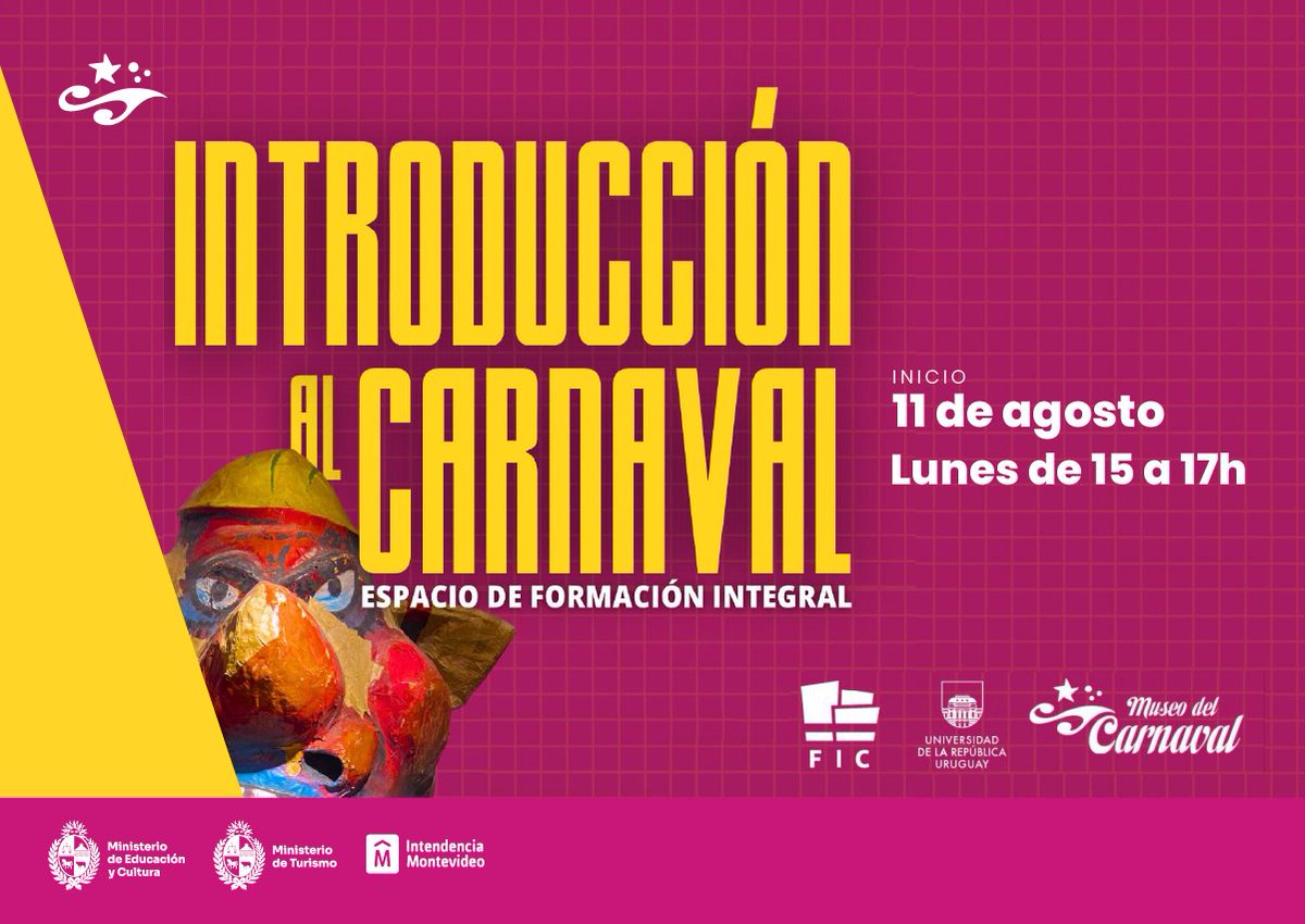 Formación para estudiantes de comunicación que deseen incorporar la temática del carnaval. 

Más información en museodelcarnaval.org