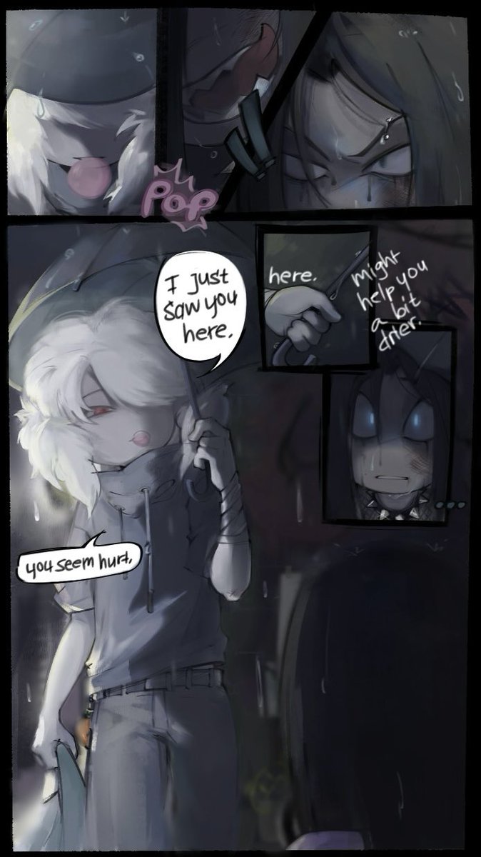 CORV1AN's tweet photo. #YourBoyfriendGame #YourBoyfriendGamefanart 
"No one... no one ever. This is a trick. No. It's not. They’re here. In this rain. For me. Like... like a sign.”🥀 https://t.co/MbVJ4Y5pZb