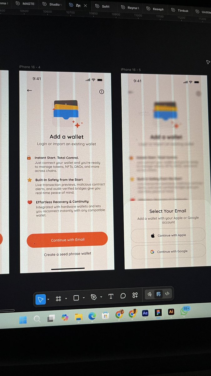 Wallet set-up 🧑‍🍳
