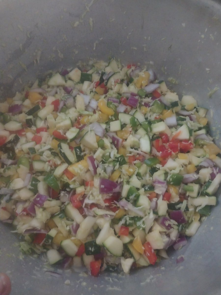 TeamBluesman's tweet image. Zucchini chow chow we made a few days ago. Thought it would be worth posting again now that someone will see it. Sure looks pretty in the jar. It's pretty easy but is time-consuming. Hit the heart ❤️ if yall would like for us to make a video in a few days of us making more!