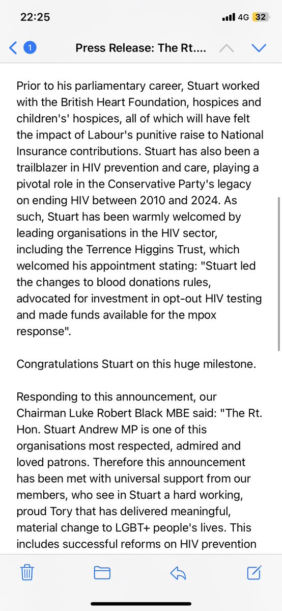 JAHeale's tweet image. The LGBT+ Conservatives have welcomed Stuart Andrew’s promotion to Shadow Health Secretary: