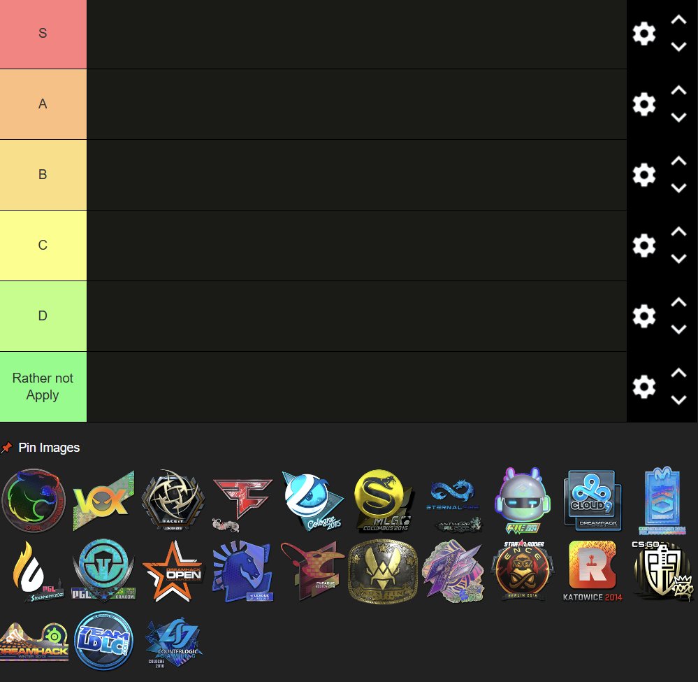 Tier List Tuesday!!! Doing stickers from different tournaments (Kato 14 vs Paris vs Boston, etc..)

ttv/BiggorillaCS