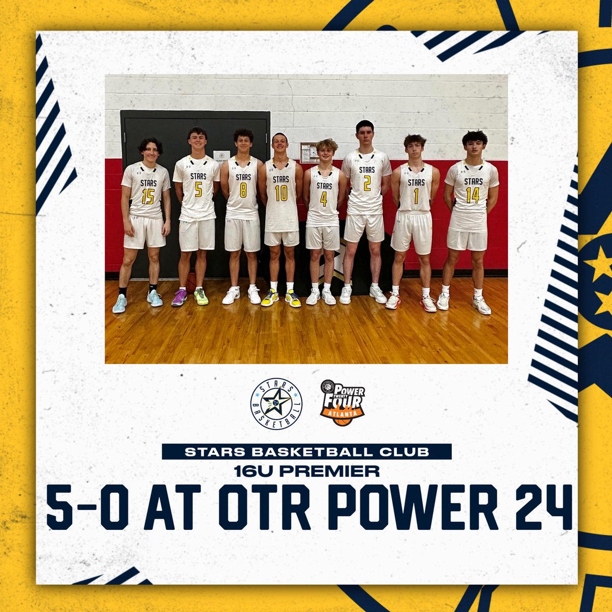 StarsNash_MBB's tweet image. Great way to end the season for our 16U Premier team going 5-0 at the @OTRHoops Power 24 event! They went 12-2 combined in the three live period events including a win over a 3SSB program! Great season! ⭐️