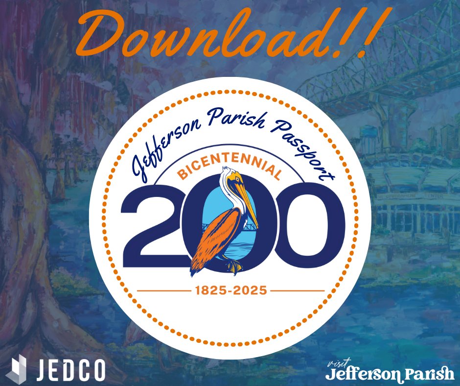 JeffParishGov's tweet image. Sign up for the JP Passport, a free mobile-friendly savings passport that includes discounts from participating businesses throughout Jefferson Parish! #JP200 #JPPassport

To download the JP Passport, visit: jedco.org/jp-passport/