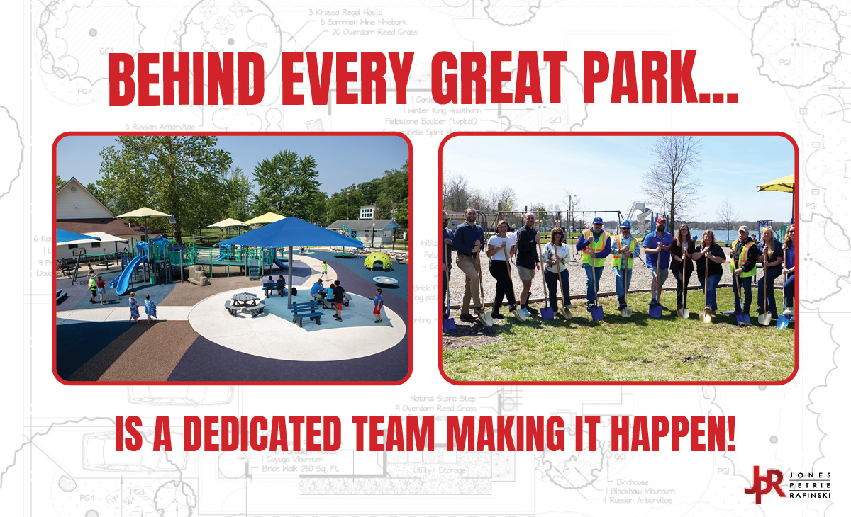 Behind every great park is a team of professionals making it happen! This #ParksAndRecMonth, we salute the planners, designers, construction companies, park staff &amp; volunteers who bring these community treasures to life. 🙌 #ThankYou 

📸Pictured: Limitless Park, Winona Lake, IN
