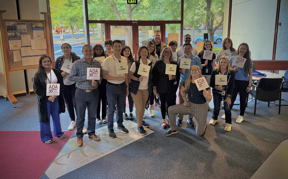 CalTreasurer's tweet image. 🎤 @wearecalable and staff from the State Treasurer’s Office joined the disability community at the Capitol to celebrate 35 years of the ADA. CalABLE Executive Director Thomas Martin spoke at the event. Full recap coming tomorrow!
@fionama