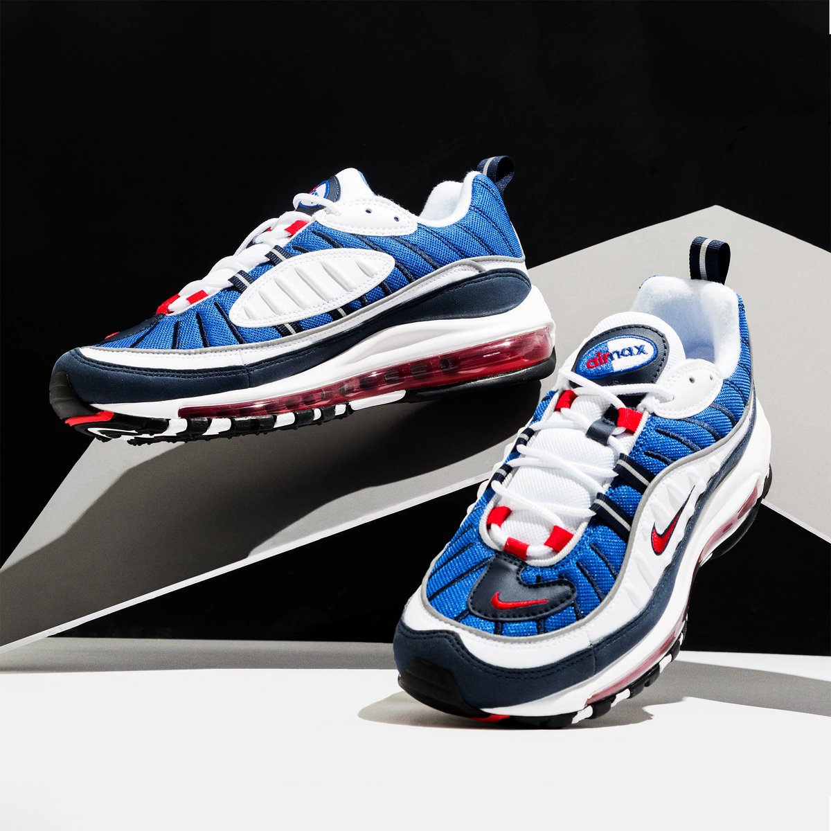 houseofheat's tweet photo. Is it time for a retro of the "Gundam" Air Max 98? 🤖

Pairs last released in 2018. https://t.co/GElQXOBRi5