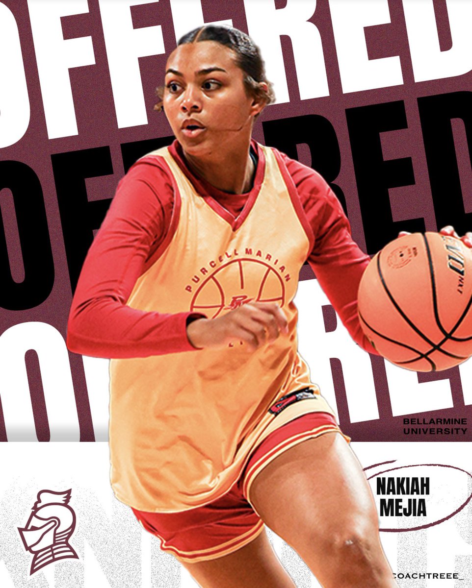 Nakiah Mejia (@nakiahmejia5) on Twitter photo After a conversation with <a href="/BUKnightsWBB/">Bellarmine Women's Basketball</a> I’m blessed to say I’ve received an offer to play at Bellarmine. Thank you <a href="/moreid_thatsme/">Coach Mo Reid</a> and <a href="/_coachamac/">Alison Mccarthy</a> I look forward to building our relationship.
<a href="/CoachJamar/">Jamar Mosley</a> <a href="/PMCavs_GBB/">Purcell Marian Girls Basketball</a> <a href="/MWTakeover/">Charles Williams</a> After a conversation with <a href="/BUKnightsWBB/">Bellarmine Women's Basketball</a> I’m blessed to say I’ve received an offer to play at Bellarmine. Thank you <a href="/moreid_thatsme/">Coach Mo Reid</a> and <a href="/_coachamac/">Alison Mccarthy</a> I look forward to building our relationship.
<a href="/CoachJamar/">Jamar Mosley</a> <a href="/PMCavs_GBB/">Purcell Marian Girls Basketball</a> <a href="/MWTakeover/">Charles Williams</a>