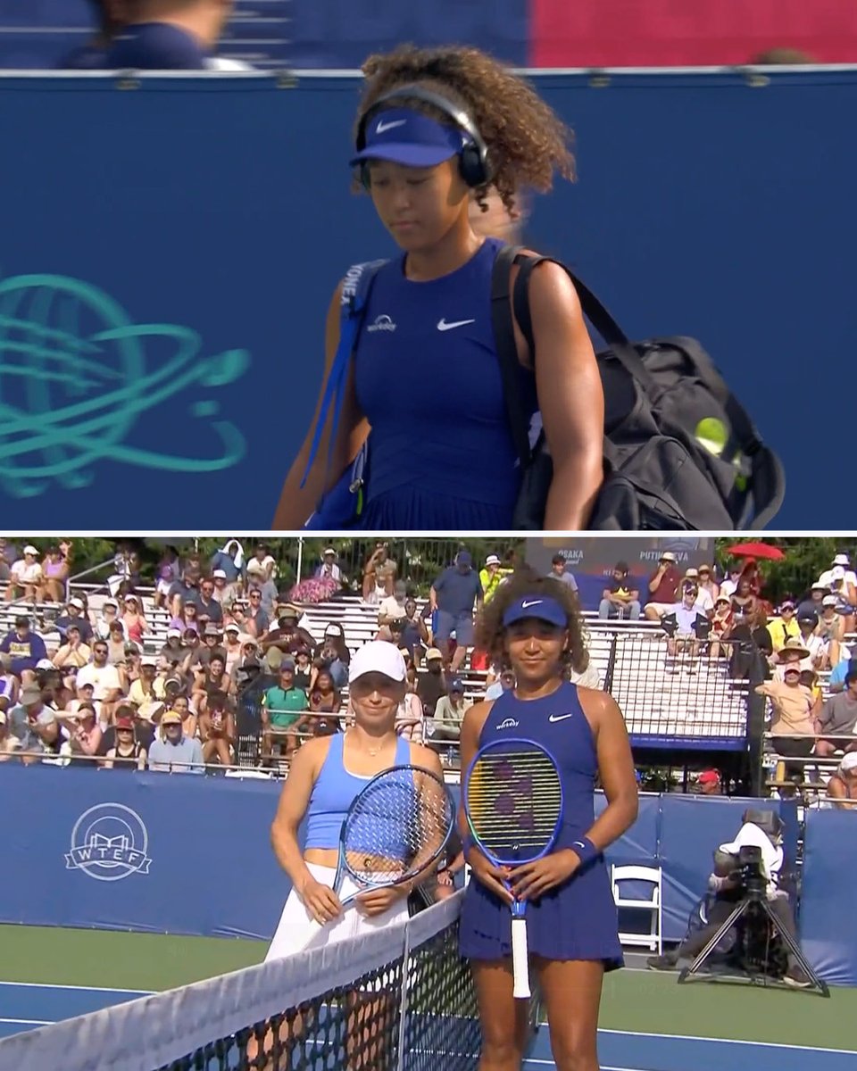 TennisChannel's tweet image. Naomi Osaka is back in D.C. for the first time since 2018 ๐ฉต
Stream it right now on TennisChannel.com ๐ฒ
#MubadalaDCCitiOpen