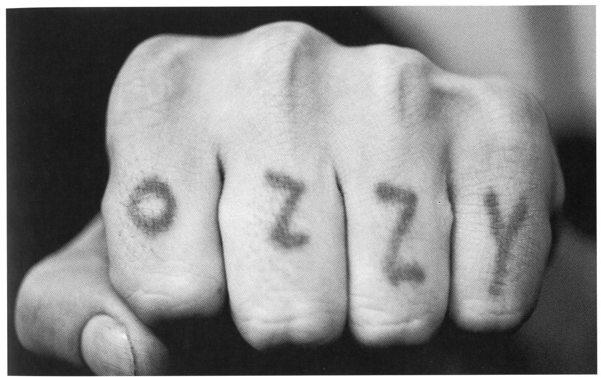 While in prison in 1966, Ozzy tattooed his name across left knuckles with a sewing needle
RIP | Legend 
#ozzyosbourne