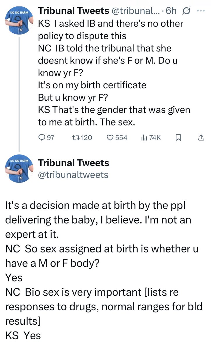 babybeginner's tweet image. The NHS Fife are making themselves look like absolute bumblebees. This is one of their doctors, Kate Searle, discussing whether she is male or female.
๐คฆโโ๏ธ.
Todayโs testimony was fire!!!
