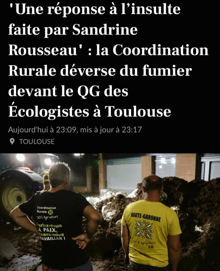 FraPiquemal's tweet image. Ce soir j’adresse tout mon soutien aux Écologistes de Toulouse.
La loi Duplomb met en danger le vivant et les humains, en premier lieu les agriculteurs.
Les politiques qui comme M.Moudenc et ses adjoints soutiennent le retour des pesticides portent une lourde responsabilité.