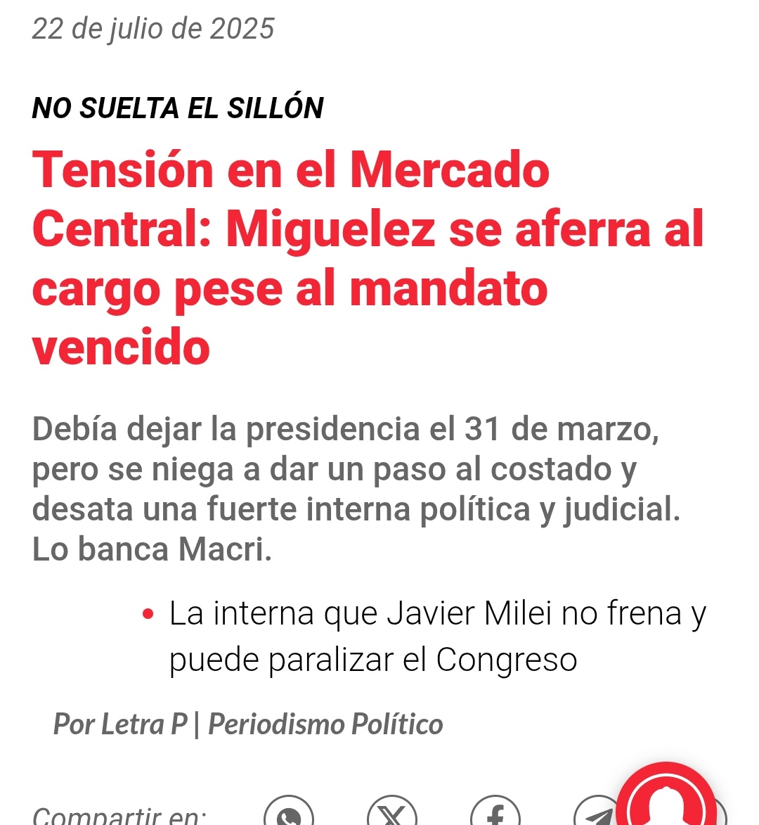 therealbuni's tweet image. Al presidente del mercado central de frutas se le venció el cargo
Y no lo quiere soltar porque es de las pocas cosas donde queda el pro de macri
Sino ahora entra uno de ritondo que está con LLA
Resistiendo en el fondo de la olla