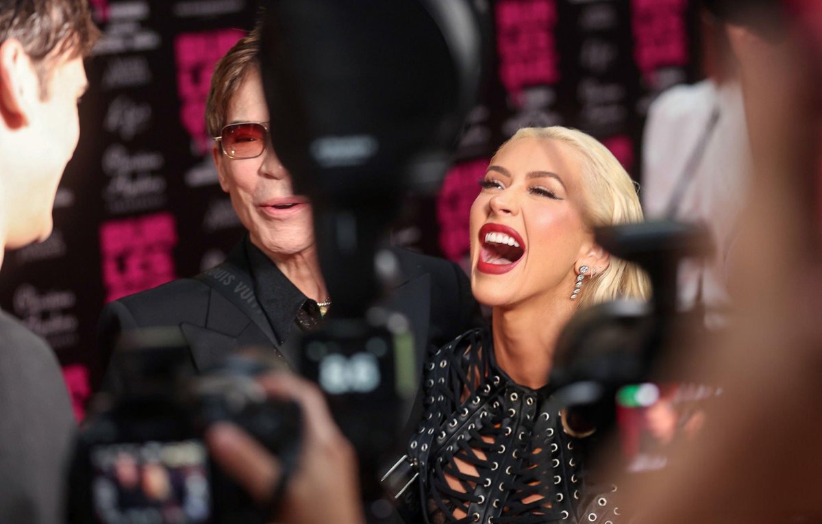 XtinaHQ's tweet image. Christina Aguilera attends the "Burlesque The Musical" World Premiere at The Savoy Theatre on July 22, 2025 in London, England.