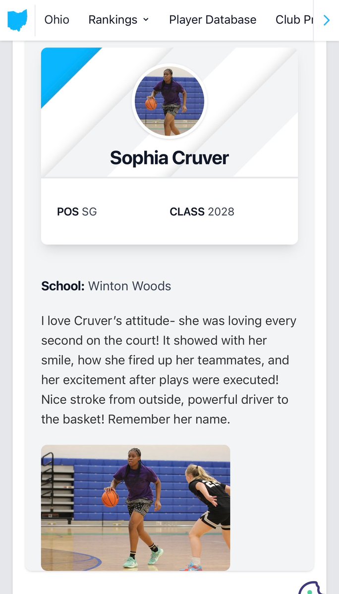 Sophia (@sophia_cruver1) on Twitter photo Thank you <a href="/PGH_Ohio/">Prep Girls Hoops Ohio</a> for the write up!!! Thank you <a href="/PGH_Ohio/">Prep Girls Hoops Ohio</a> for the write up!!!