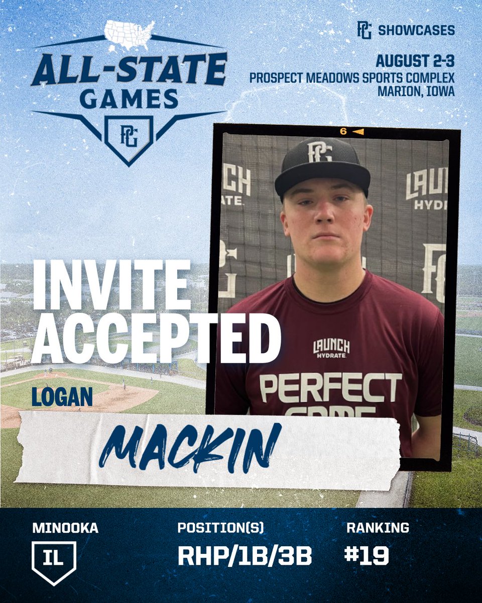 IowaPG's tweet image. 🚨INVITE ACCEPTED🚨
Logan Mackin (IL) has accepted his invitation to head to the 2025 PG Midwest All-State Games in Marion, IA! 🔥
@PGShowcases @PerfectGameUSA