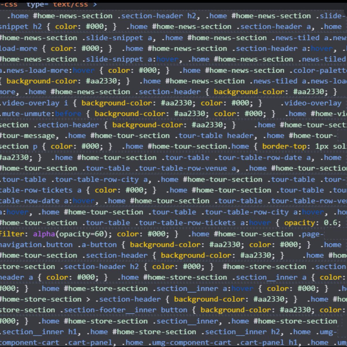 ArianaGrande_IT's tweet image. 🚨 Un esperto di sviluppo web ha analizzato il codice sorgente del sito di Ariana e la sezione tour del sito risulta già pronta. La sezione è stilizzata in color aa2330 (rosso), nascosta ma attiva.

Tutto è pronto dietro le quinte, basta un clic del team per renderlo visibile. 👀