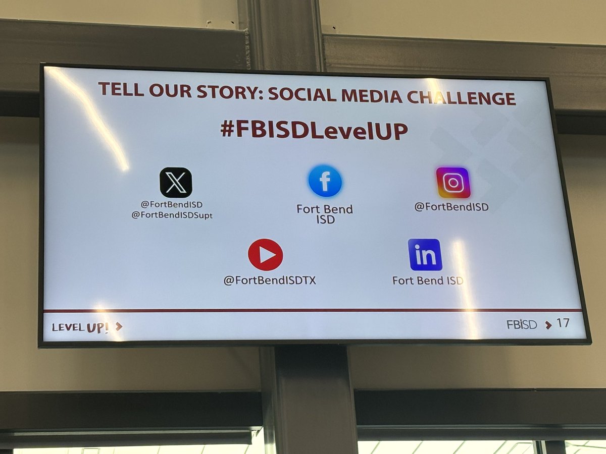 Tammy (@urastartammy) on Twitter photo Last day of FBISD Summit Leadership! #FBISDLevelUP <a href="/FortBendISD/">Fort Bend ISD</a> <a href="/BPE_Broncos/">Barrington Place Elementary</a> <a href="/BBE_Bullfrogs/">Brazos Bend Elem.</a> <a href="/millipatel/">Milli Patel</a> <a href="/SBE_Bengals/">Sonal Bhuchar Elementary</a> Last day of FBISD Summit Leadership! #FBISDLevelUP <a href="/FortBendISD/">Fort Bend ISD</a> <a href="/BPE_Broncos/">Barrington Place Elementary</a> <a href="/BBE_Bullfrogs/">Brazos Bend Elem.</a> <a href="/millipatel/">Milli Patel</a> <a href="/SBE_Bengals/">Sonal Bhuchar Elementary</a>