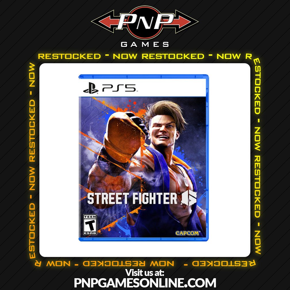 PNPGames's tweet image. Street Fighter 6 for PlayStation 5 is $34.99 CAD (~$25.50 USD) at PNP Games!
pnpgamesonline.com/product/street…
To live is to fight, to fight is to live!
Browse All #Sales at PNPGAMESONLINE.COM:
pnpgamesonline.com/shop/?pr_onsal…
Orders exceeding $65 CAD / ~$48 USD SHIP FREE within 🇨🇦 #Canada /…