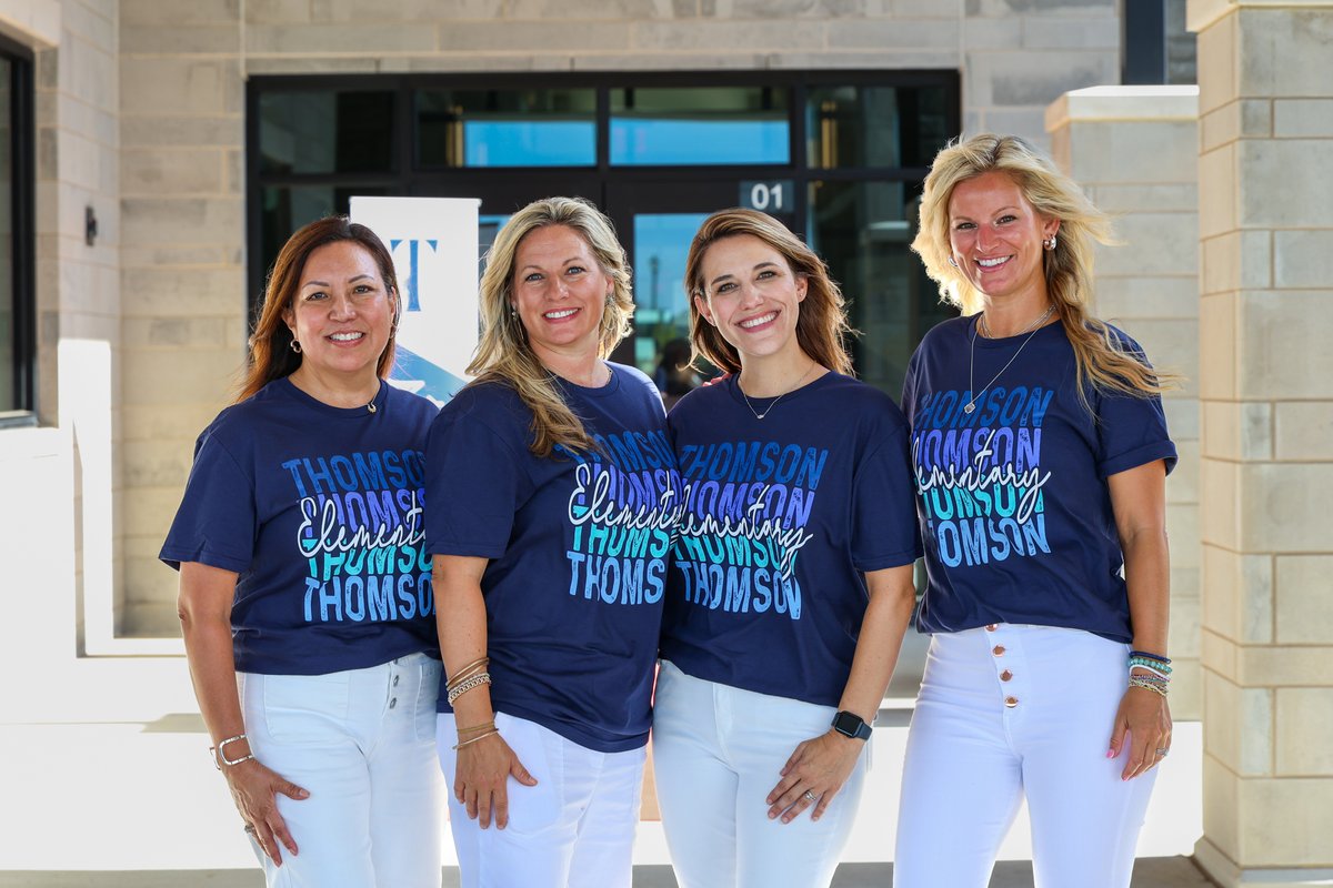 ProsperISD's tweet image. π« Welcome Home, Thomson Elementary Staff! π
This morning, staff got a first peek at their classrooms and walked the halls for the first time. β¨
Only three more weeks until the very first day of school at Thomson Elementary! ππ Let the countdown begin!