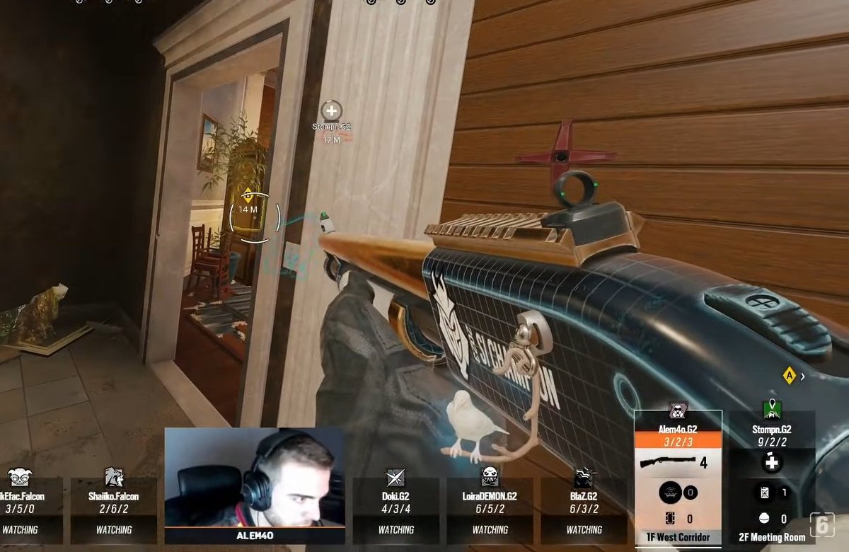 G2Rainbow6's tweet image. 1v2 with your World Champion skin is insane aura🥶