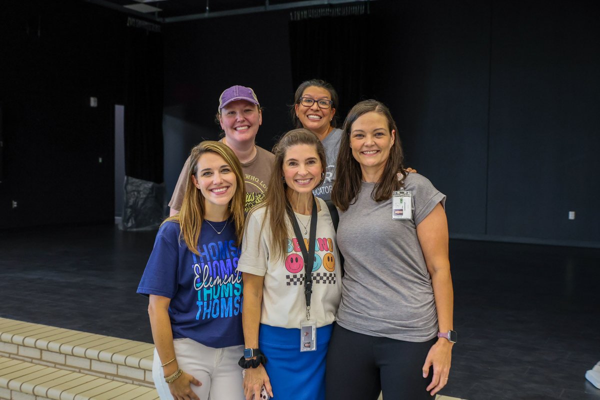 ProsperISD's tweet image. π« Welcome Home, Thomson Elementary Staff! π
This morning, staff got a first peek at their classrooms and walked the halls for the first time. β¨
Only three more weeks until the very first day of school at Thomson Elementary! ππ Let the countdown begin!