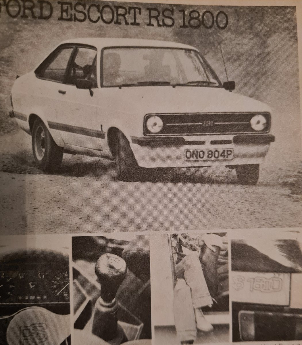 I bought this copy of 'Car' fifty years ago. I thought it was a keeper because it featured an RS1800 test, but I've just checked the registration of the RS and I reckon I could be tempted to sell the mag for offers in the region of £1,000...😄