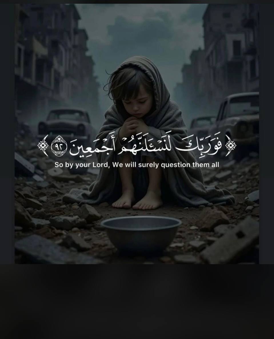 AboAsam52's tweet image. فَوَرَبِّكَ لَنَسْأَلَنَّهُمْ أَجْمَعِين
#غزه_تموت_جوعاً
#أنقذوا_غزة_بفتح_المعابر
#افتحوا_معبر_رفح
تصبحوا على خير