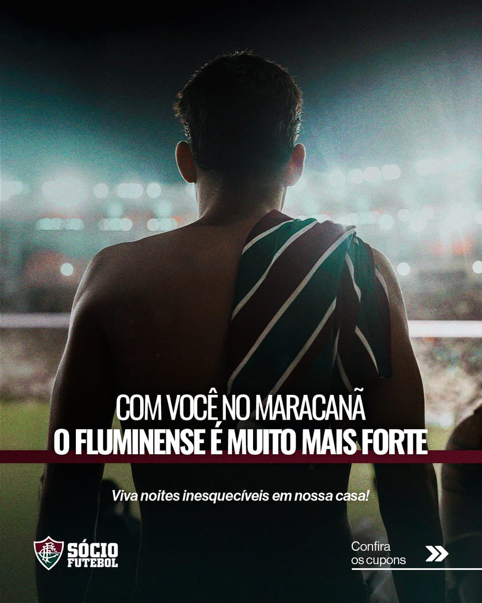 SocioDoFlu's tweet image. 𝙅𝙪𝙣𝙩𝙤𝙨 𝙨𝙤𝙢𝙤𝙨 𝙢𝙖𝙞𝙨 𝙛𝙤𝙧𝙩𝙚𝙨, 𝙏𝙧𝙞𝙘𝙤𝙡𝙤𝙧!
Jogue junto com o Fluminense! Ainda dá tempo de aproveitar os cupons exclusivos de aniversário para descontos em novas adesões, renovações e upgrades!
#SejaSócio em nense.com.br!