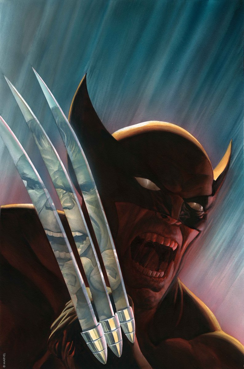 thealexrossart's tweet image. Incredible Hulk vs. Wolverine 👊 This all-new illustration will debut as a fine art print at SDCC 2025! A homage to Todd McFarlane's classic cover Incredible Hulk #340. Join the waitlist here: bit.ly/4fda2cj
#wolverine #hulk #marvel #marvelcomics #sdcc #sdcc2025