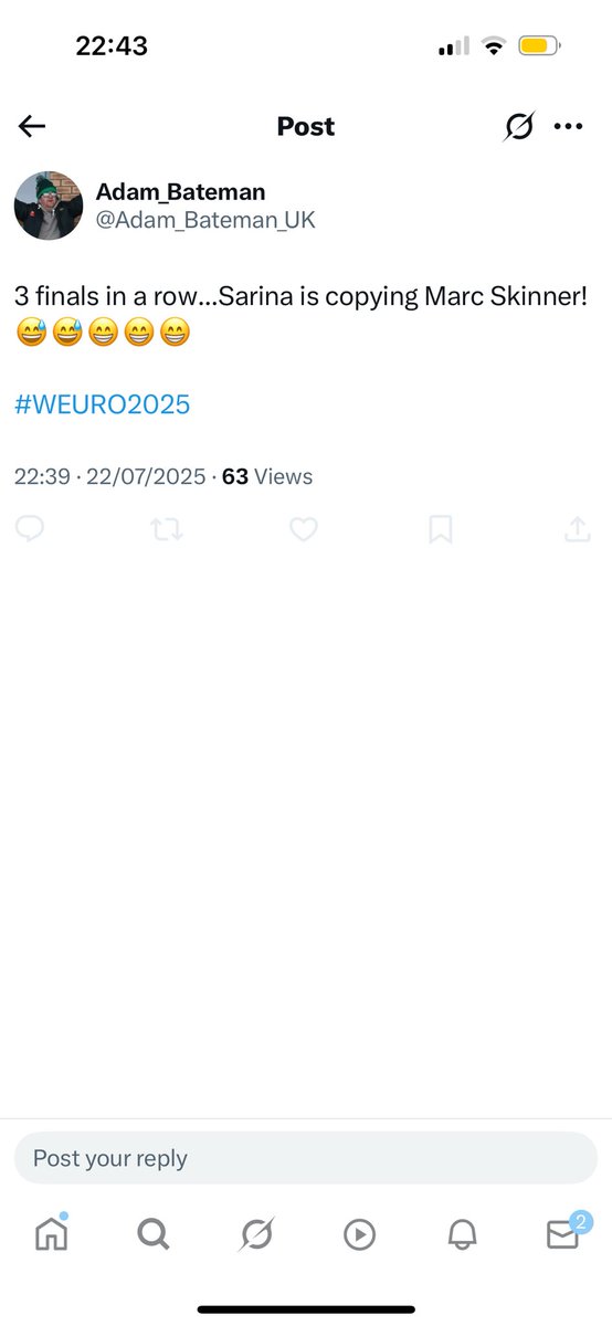 amiemetcalfe's tweet image. However Sarina wins hers.