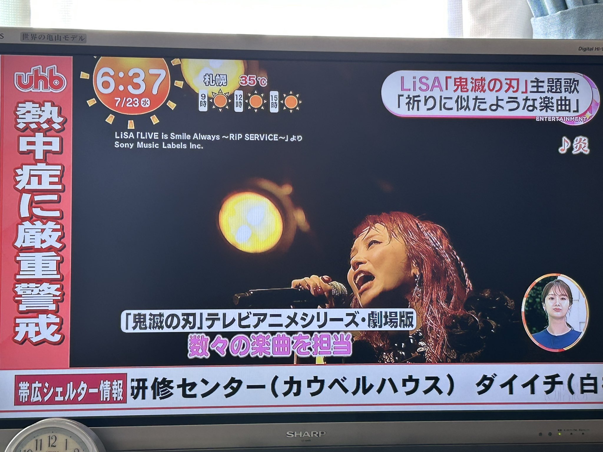 Lisaちゃんさま専用 LIZ LISA / オーガンジー重ねチェック柄ハートワンピース 0 アカ