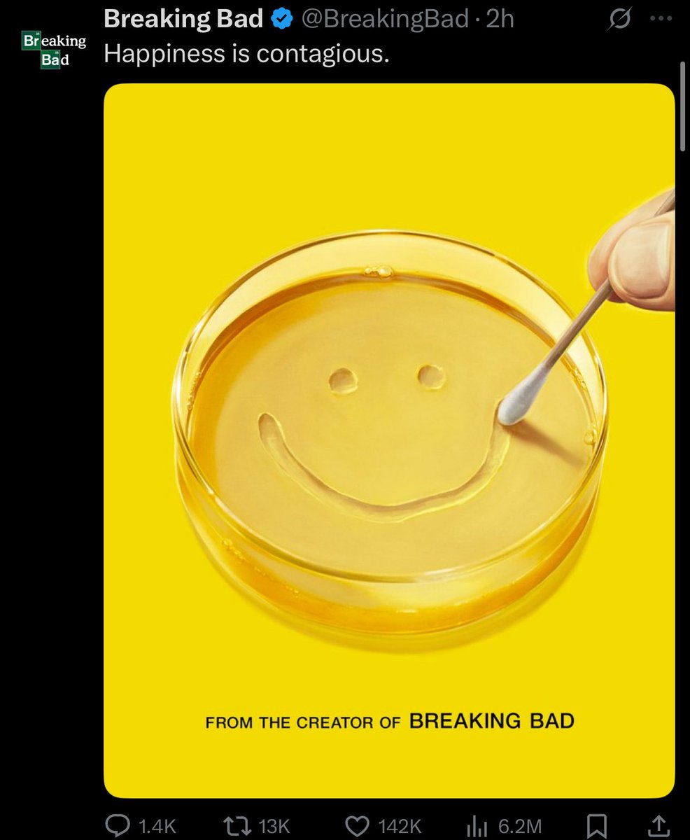 Awk20000's tweet image. The Breaking Bad Twitter account dropped the first poster from Vince Gilligan’s upcoming show
Psychological sci-fi thriller starring Rhea Seehorn