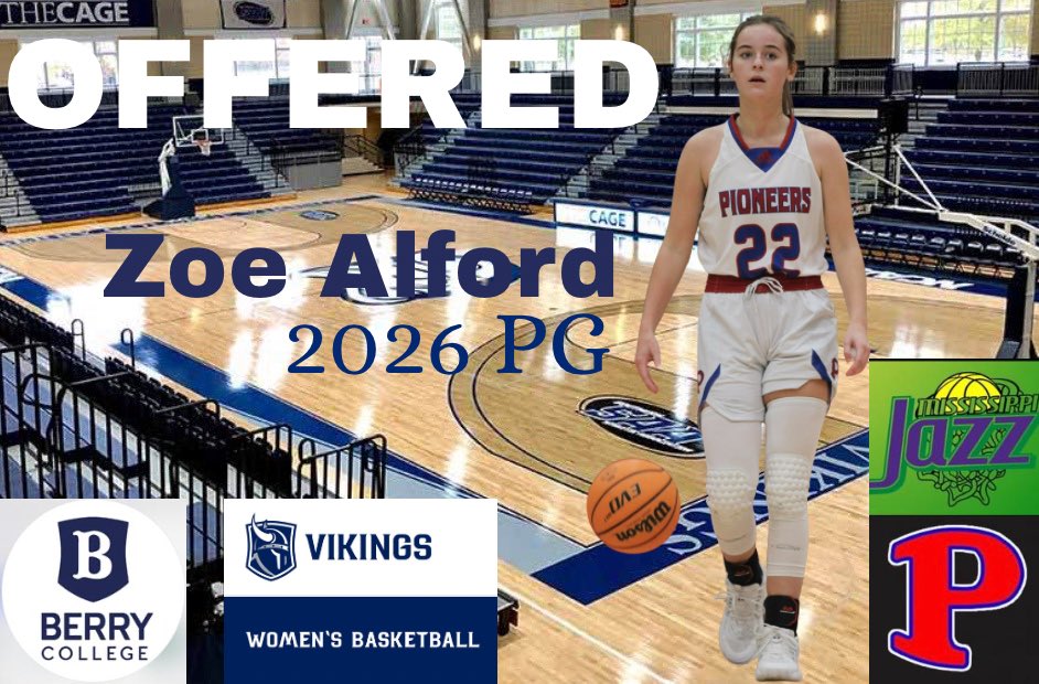 Zoe Alford (@zoealford22) on Twitter photo After a great visit I am blessed to have the opportunity to play <a href="/BerryWBB/">Berry Women's Basketball</a> !!
<a href="/msjazzelite/">Mississippi Jazz Elite</a> <a href="/Parklanewbb/">Parklane Academy Lady Pioneers</a> <a href="/Parklane_Sports/">Parklane Academy Athletics</a> After a great visit I am blessed to have the opportunity to play <a href="/BerryWBB/">Berry Women's Basketball</a> !!
<a href="/msjazzelite/">Mississippi Jazz Elite</a> <a href="/Parklanewbb/">Parklane Academy Lady Pioneers</a> <a href="/Parklane_Sports/">Parklane Academy Athletics</a>