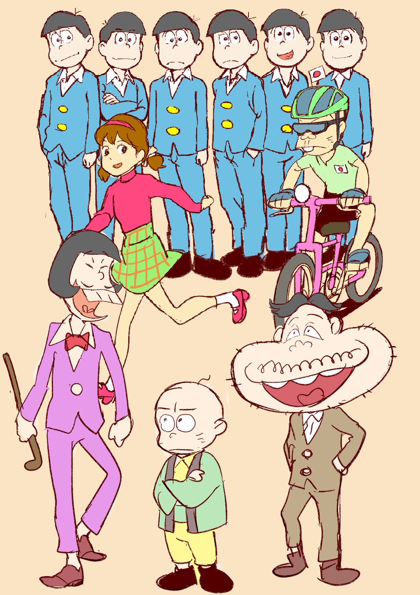 oapiko3's tweet image. あっ、すみません。
寝落ちしてました！

角刈り、いかがだったでしょうか？
今回も、立ち上げ時のラフをどうぞ。

#おそ松さん