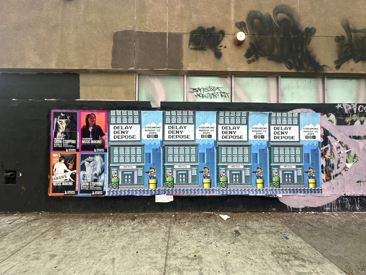 We out in these streets. #losangeles #indierock #wildposting #delaydenydepose #streaming 8/15