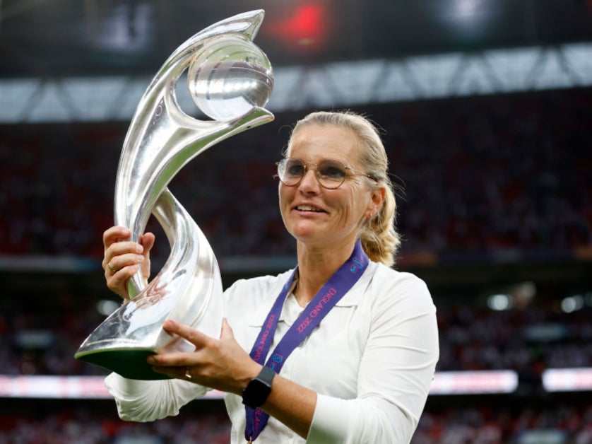 DrStrangetwit's tweet image. Sarina Wiegman deserves every single random variant of a trophy available, regardless of the result in the final
#WEURO2025