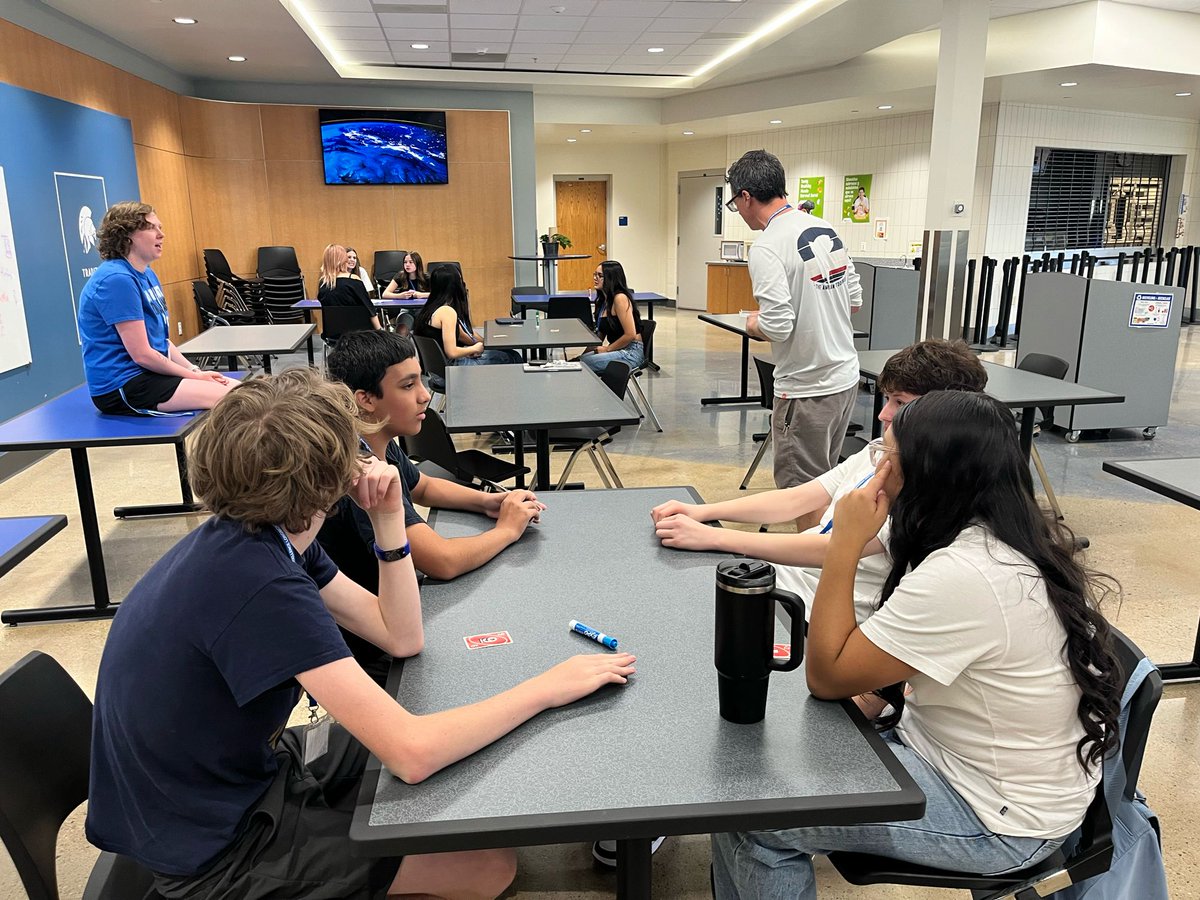 LHSTrojanWay (@lhstrojanway) on Twitter photo A group of incoming Trojans are starting their school year early by participating in Jumpstart! They are getting to know each other and their teachers while also building English and math skills so they have a solid foundation for the start of school!
<a href="/SVVSDsupt/">Jackie Kapushion, Ed.D.</a> <a href="/BuchlerStVrain/">Matt Buchler</a> A group of incoming Trojans are starting their school year early by participating in Jumpstart! They are getting to know each other and their teachers while also building English and math skills so they have a solid foundation for the start of school!
<a href="/SVVSDsupt/">Jackie Kapushion, Ed.D.</a> <a href="/BuchlerStVrain/">Matt Buchler</a>