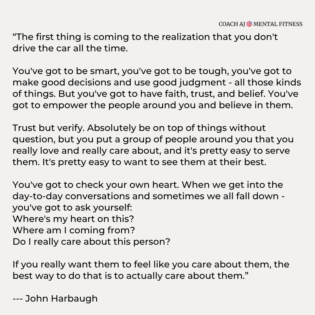 coachajkings's tweet image. John Harbaugh literally gave one of the best explanations of servant leadership I've ever heard.
It changes how you think about being in charge.